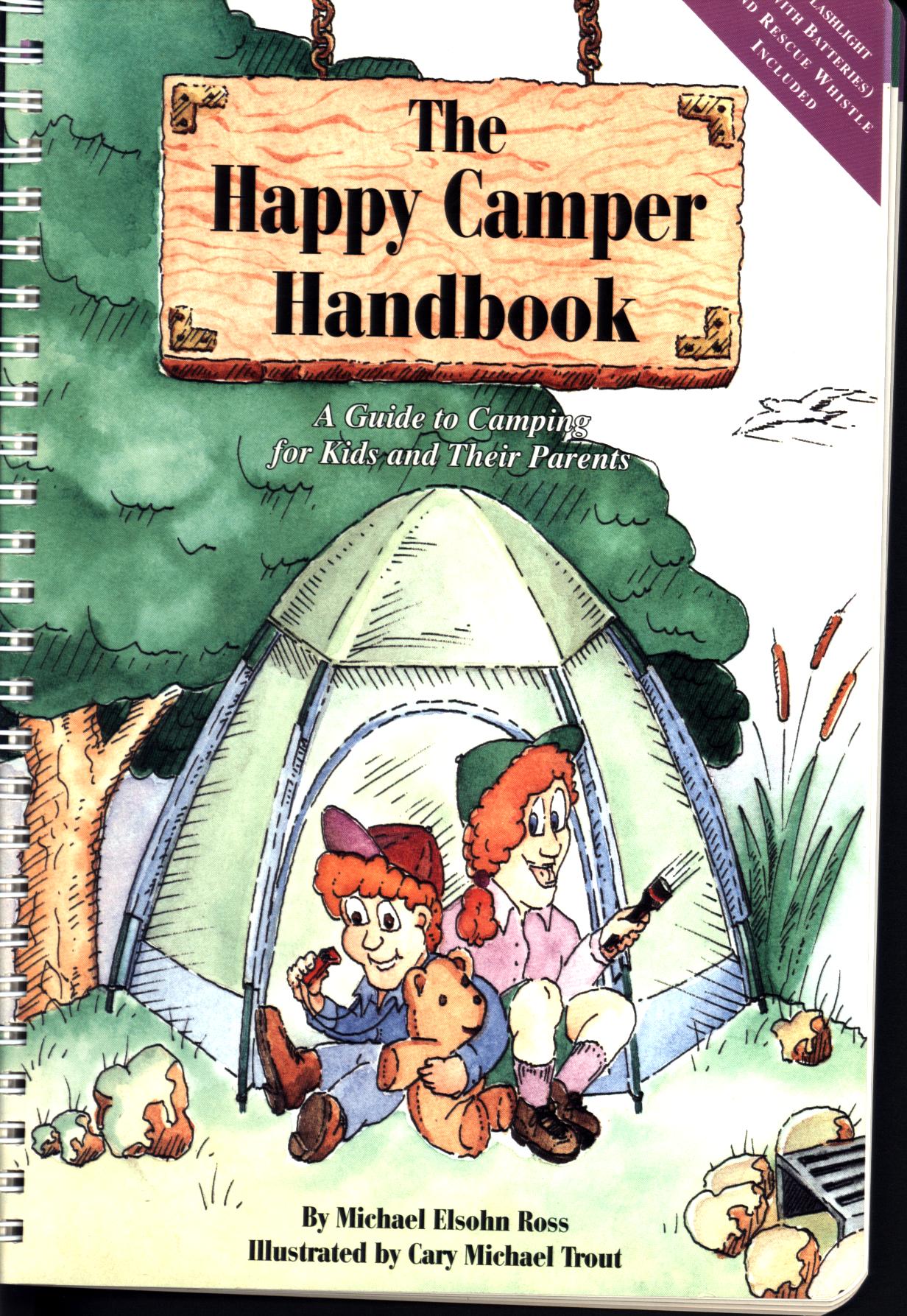 THE HAPPY CAMPER HANDBOOK: a guide to camping for kids and their parents. 